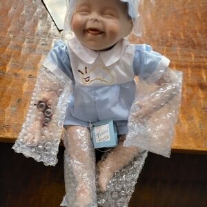 Ashton-Drake “Tickles” Porcelain Baby Doll Kathy Barry-Hippensteel